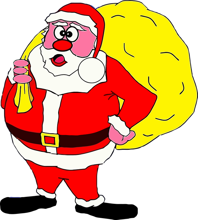 Santa Claus Graphics 25, Buy Clip Art - Gambar Kartun Natal (647x720)