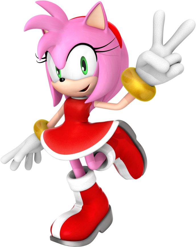 Sweet Amy Rose Render 2016 By Nibroc-rock - Amy Rose Sonic Forces (1024x1024)