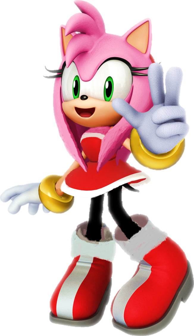 Amy Rose - Sonic And Sega All Stars Racing Amy (652x1125)