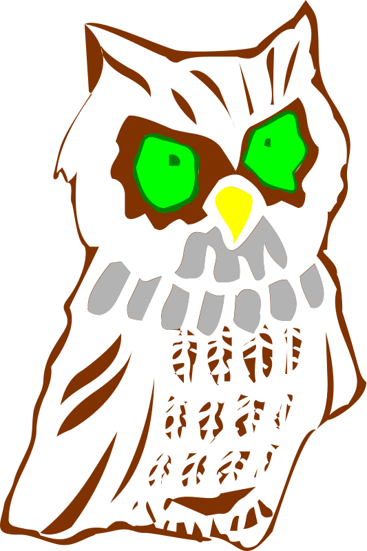 Free Owl Free Halloween Decorative Line - Owl (1597x2400)