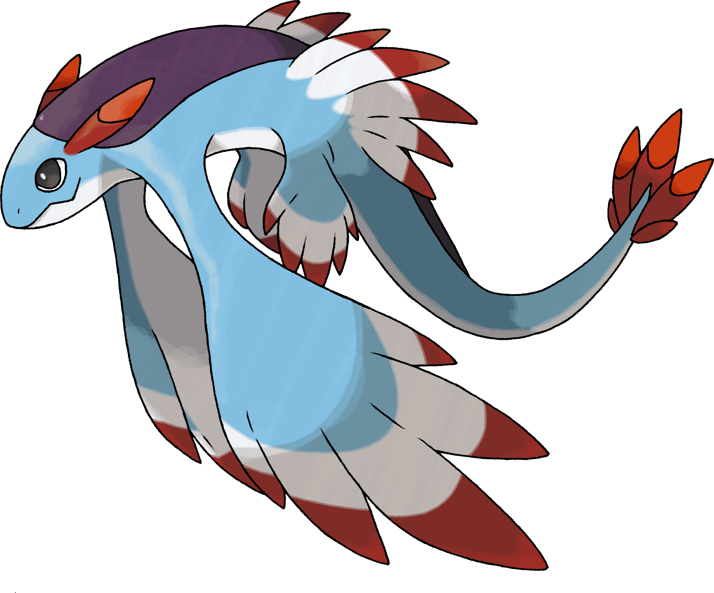 I Think This Guy Looks Really Cool - Water Flying Fakemon (2290x1902)