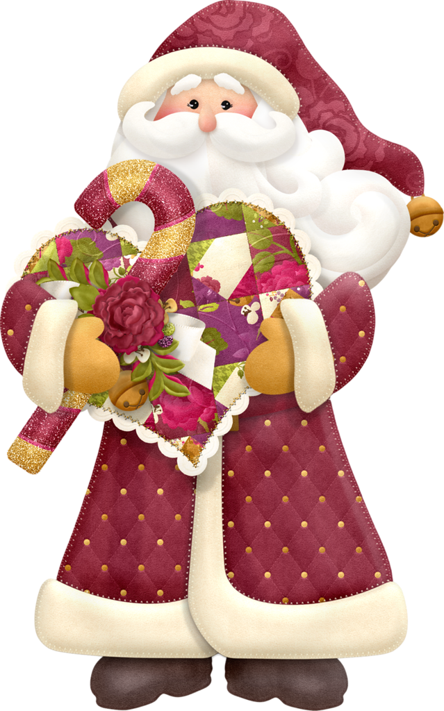 Christmas Santa Clip Art - Christmas Day (639x1024)