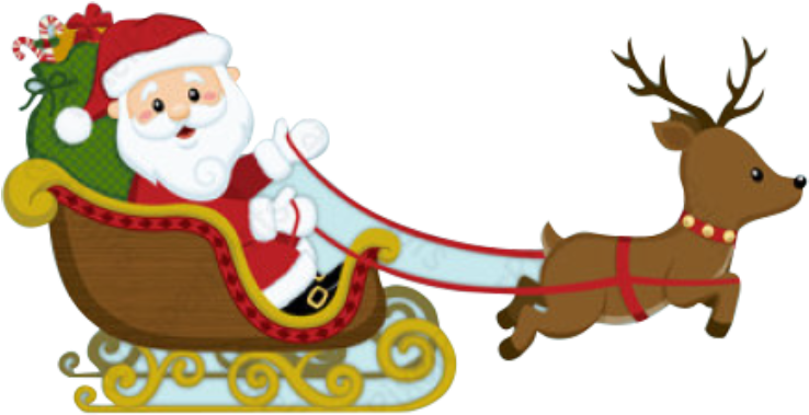 Santa Claus Con Trineo - Santa Claus Trineo Png (800x800)