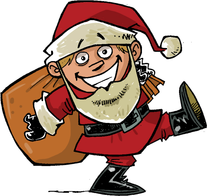 Christmas Party - Cartoon (992x905)