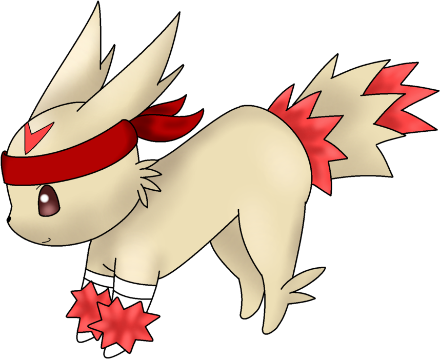 Brawleon By Slo Mo Tion - Eevee Evolution Type Fighting (900x728)