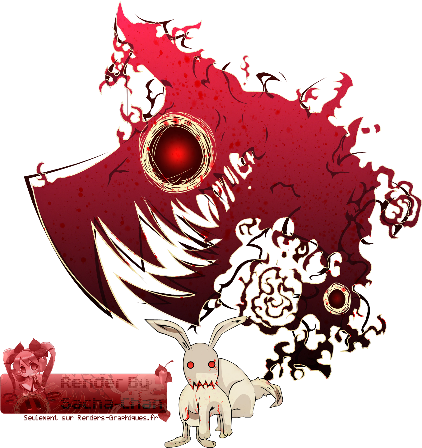 Rabbit Doubt Lapin Horreur Carnivore Maccabre - Rabbit Doubt Drawing (1378x1467)