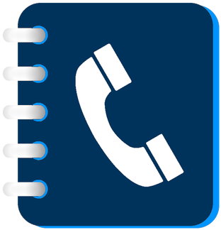 Telephone Directory Icon - Call Red Symbol Png (336x369)
