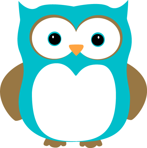 Blue And Brown Owl Clip Art Image Blue Owl With Blue - Twinkle Twinkle Little Star Owl (474x479)