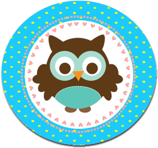 Marcos Gratis Para Fotos - Owl Cupcake Toppers Printable (598x524)