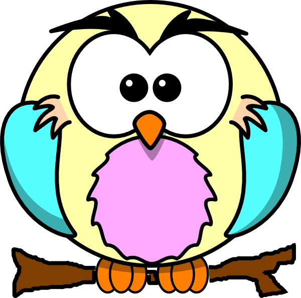 Cute Owl Free Clipart - Easy Wolf Face Drawings (600x594)