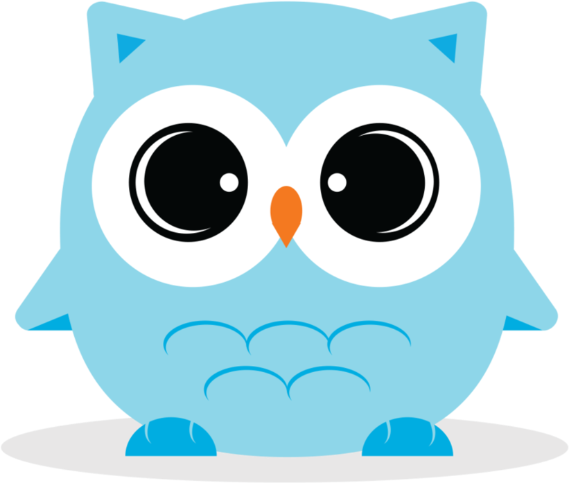 My Little Owl By Celes15 On Deviantart - Blue Owl Png Clipart (965x828)