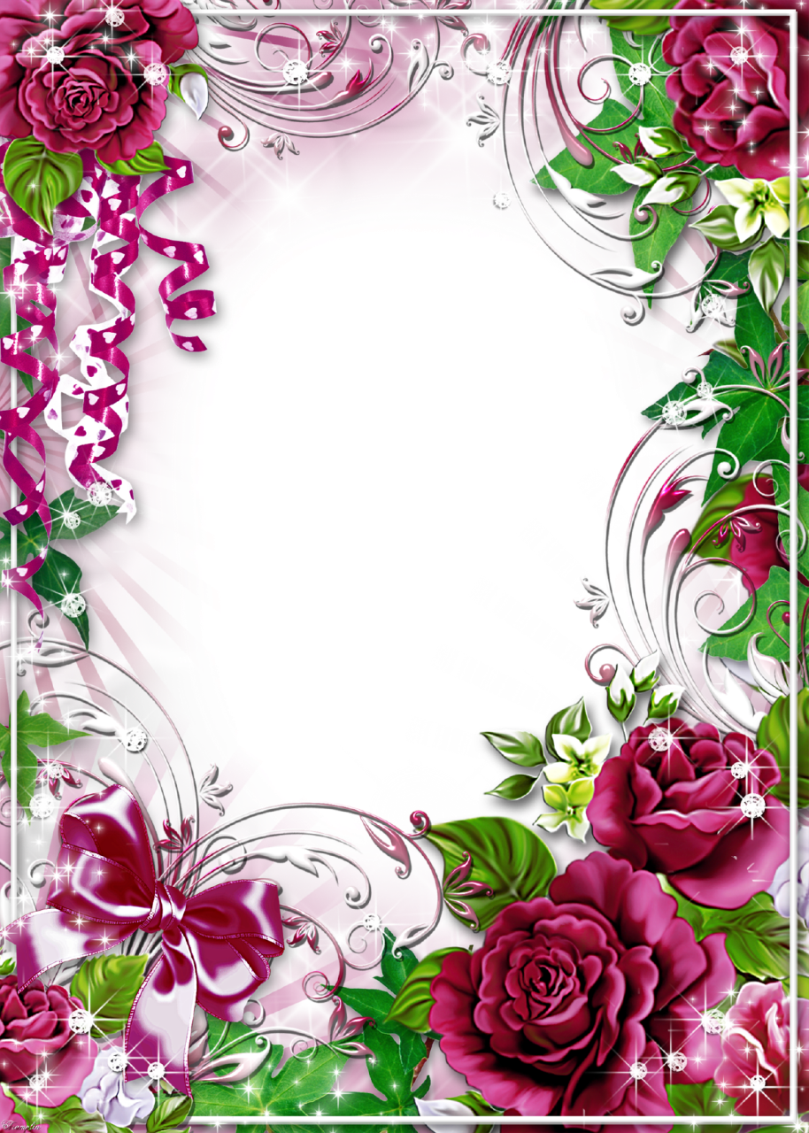 Iphone Clipart Frame - Flower Frame Pic Hd (914x1280)