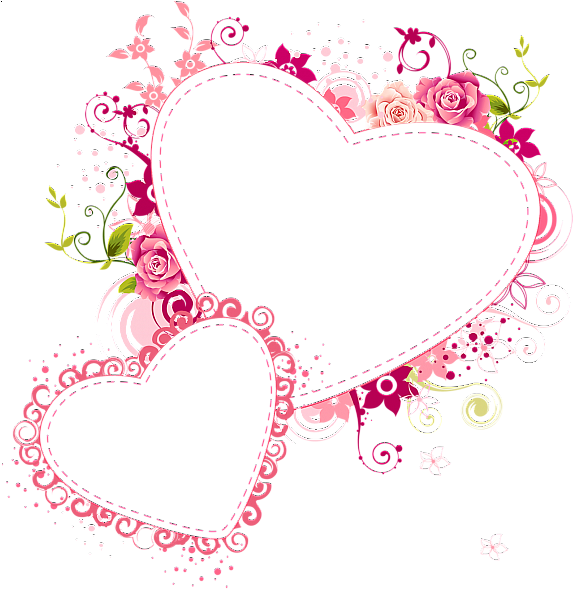 Heart Frame Transparent - Heart Frame Transparent Background (578x600)