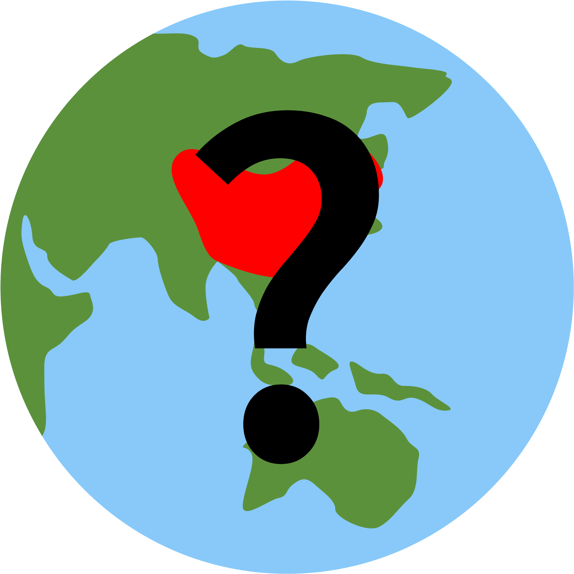 Cartoon World Globe 18, Buy Clip Art - Portrait Of A Man (2000x2000)