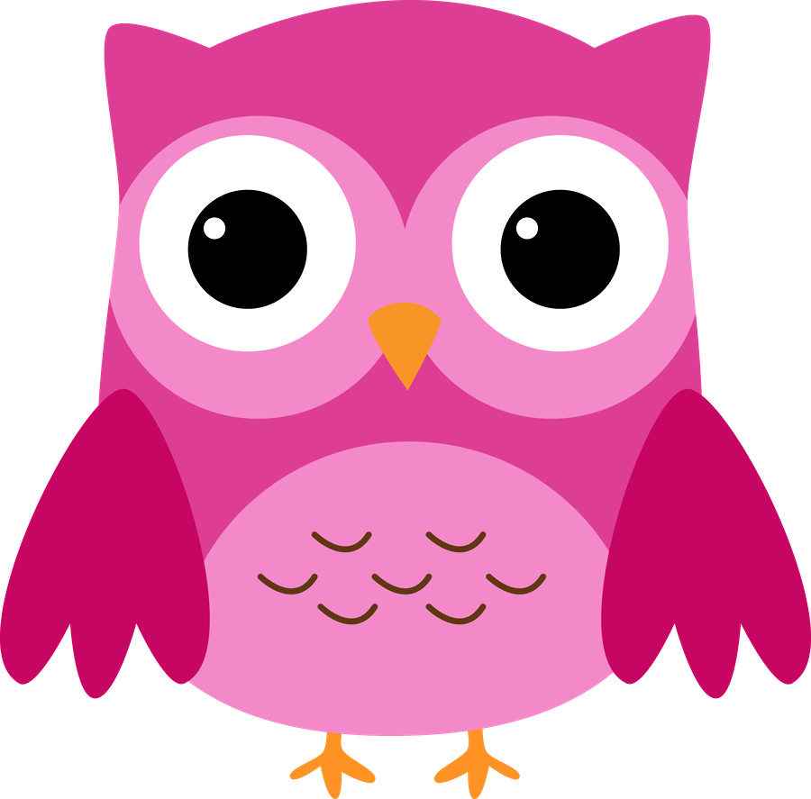 Owl Baby Girl Owls By Pp Decorative Glossy Ceramic - Pink Owl Clip Art (900x887)