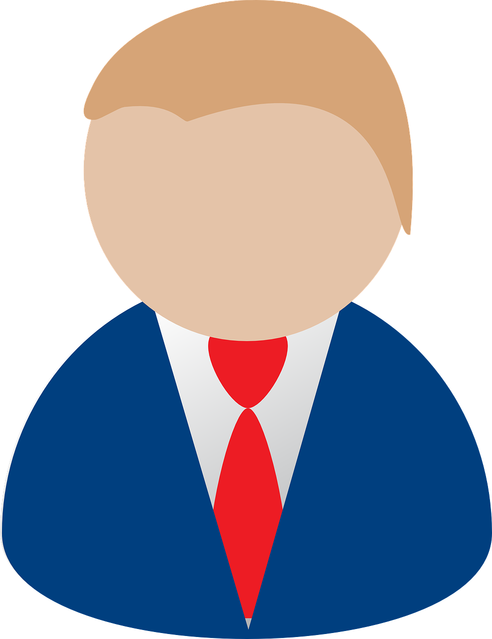 Man Cartoon Suit Businessman Png Image - Person Clip Art (986x1280)