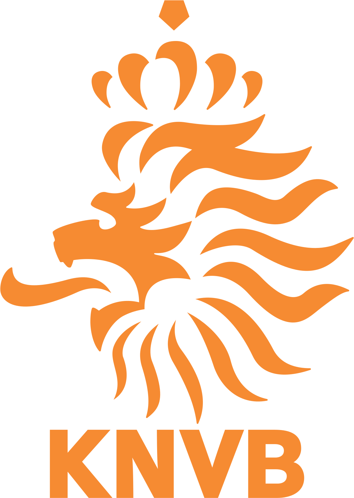 Royal Dutch Football Association Wikipedia Dutch National - Knvb Logo (2000x2800)