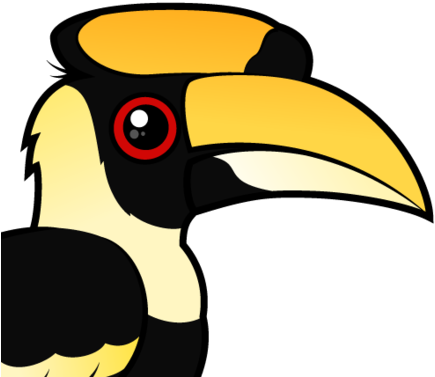 Great Horned Owl - Cute Great Indian Hornbill (440x440)