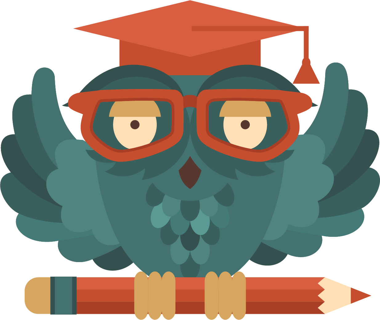 Owl Sweet Clipart Png Scholar 01 - Owl (1234x1039)