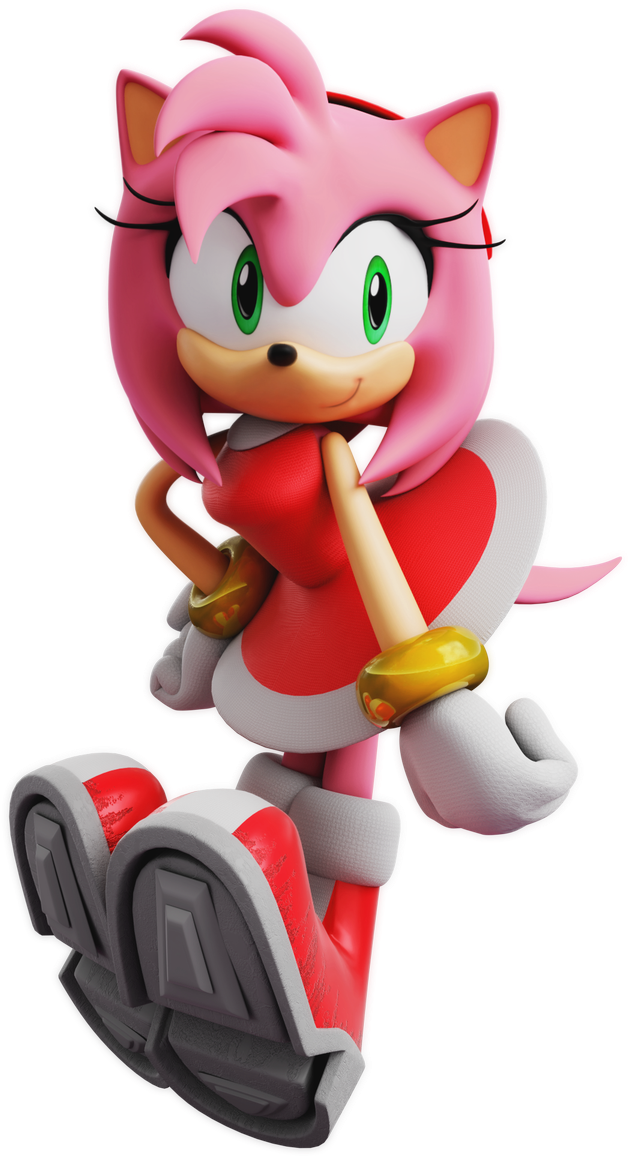 Lixes On Twitter - Amy Rose Sonic Adventure (670x1200)