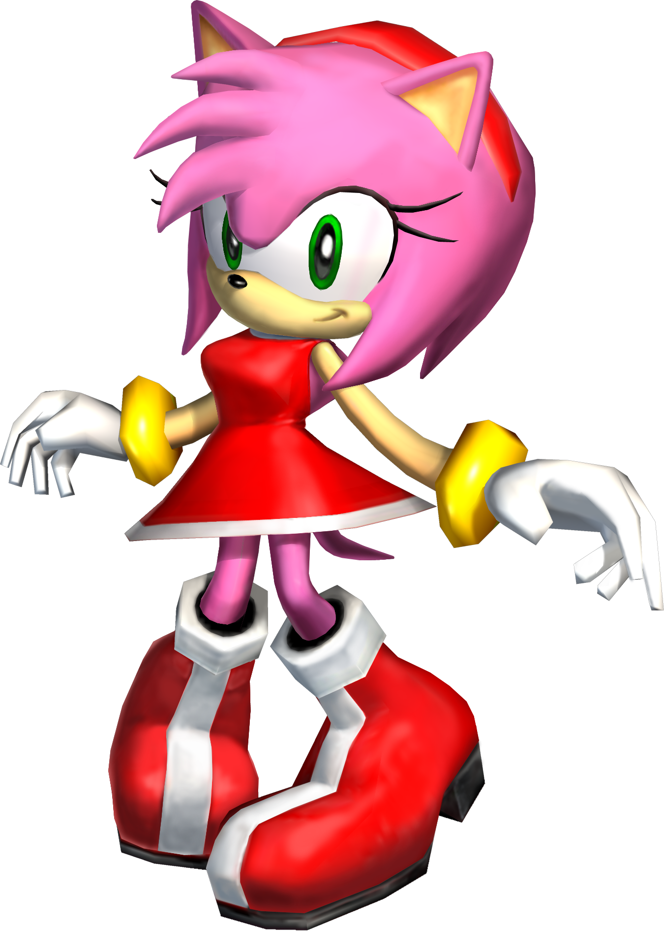 Gallery » Official Art » Amy Rose » Sonic Adventure - Sonic Adventure 2 Battle Amy (1350x1891)