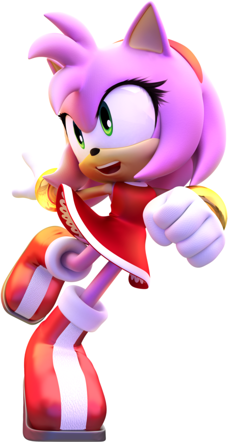 Amy Rose By Fentonxd - Sonic Amy Render (800x934)