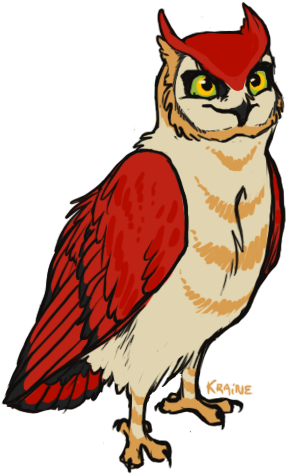 Pharaoh Eagle Owl By Owlheart - Pharaoh Eagle-owl (372x492)