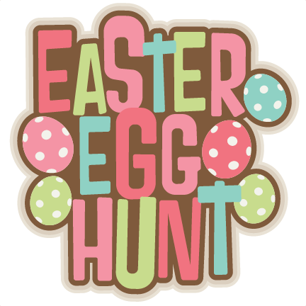 Easter Egg Hunt Title Svg Scrapbook Cut File Cute Clipart - Easter Egg Hunt Clip Art (432x432)