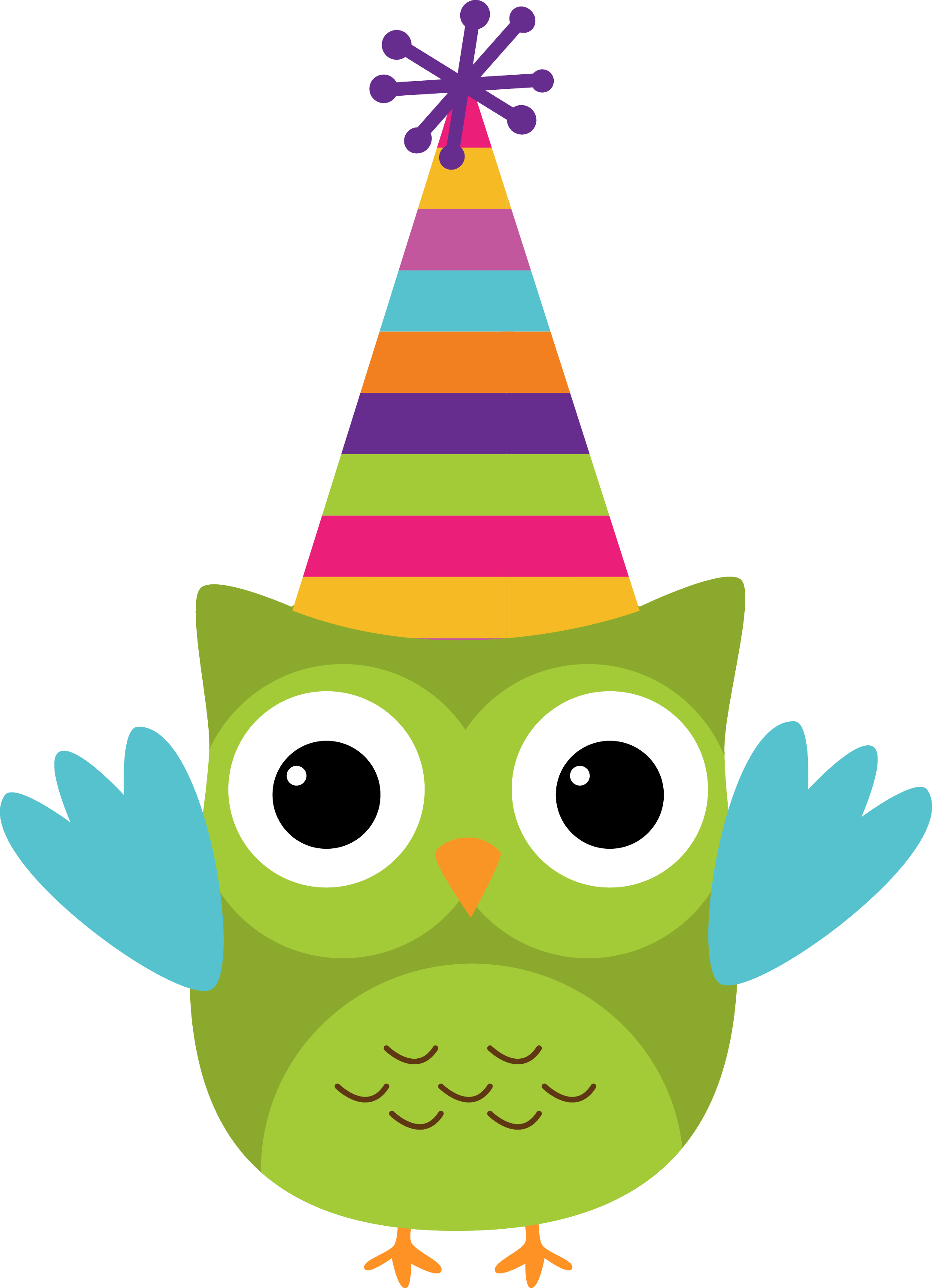 Photo By @daniellemoraesfalcao - Birthday Owl Clip Art (2171x3000)