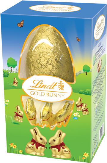 The Children's Lindt Gold Bunny Egg, A Children's Version - Lindor Easter Egg Uk (550x550)
