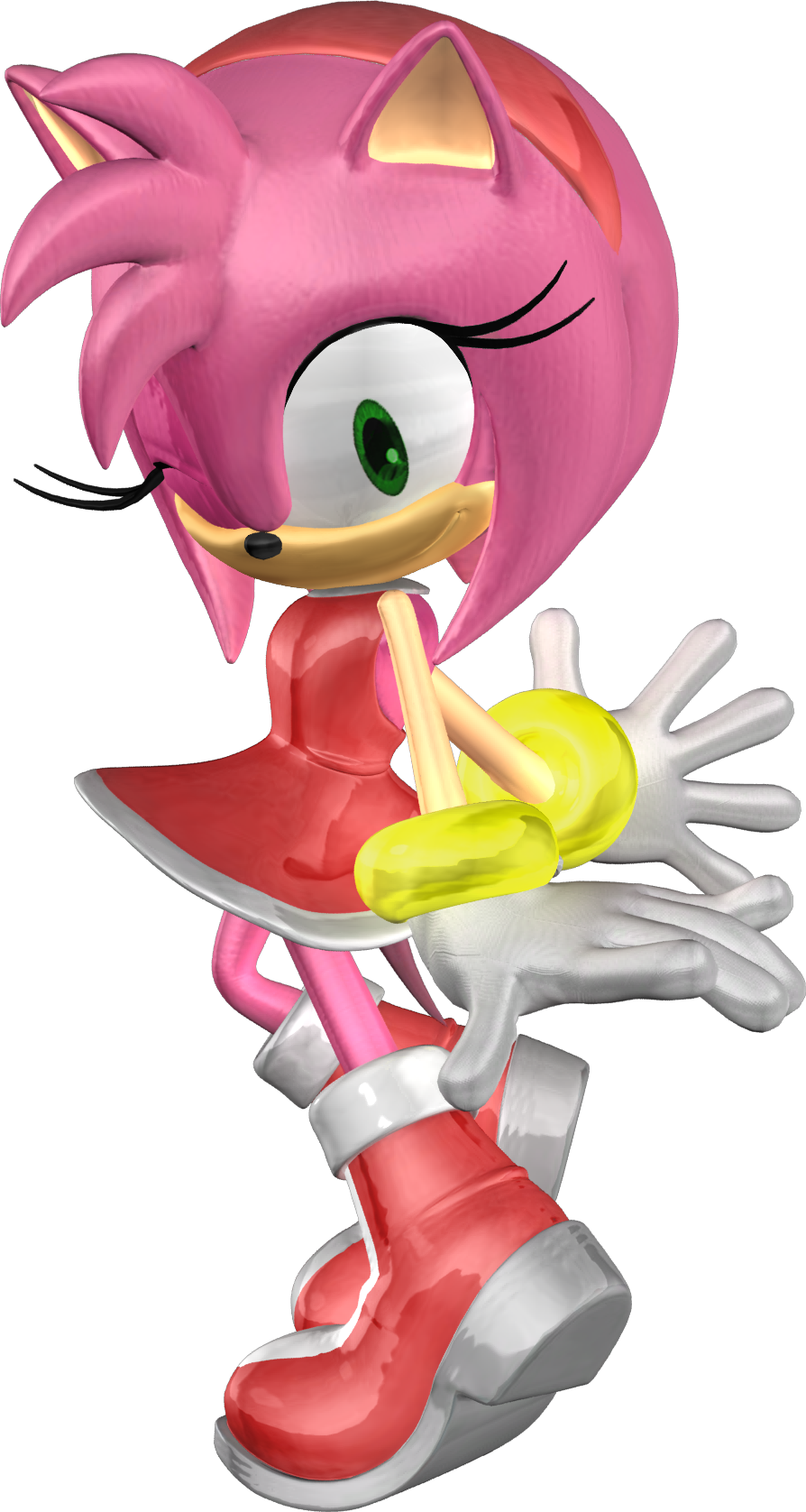 3d - Sonic Amy Rose 3d (894x1676)
