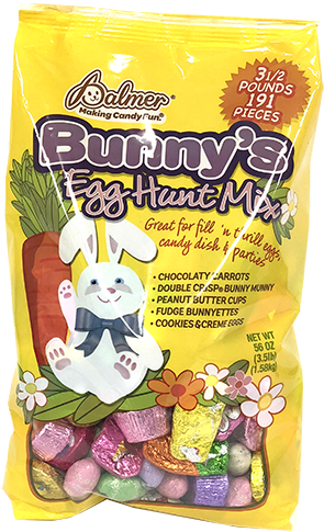 Palmer Bunny's Egg Hunt Assorted Chocolate Mix - R.m Palmer Company Bunny S Egg Hunt Mix56oz 56 Oz (500x500)