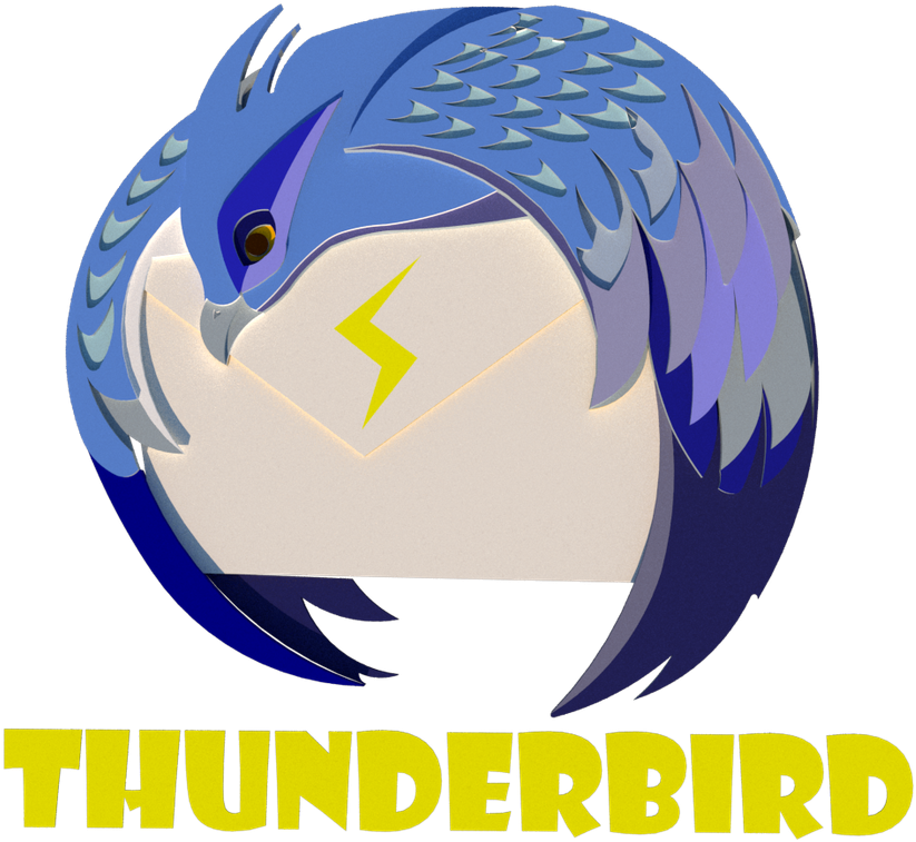 Logo Brand Mozilla Thunderbird - Logo Brand Mozilla Thunderbird (1680x945)