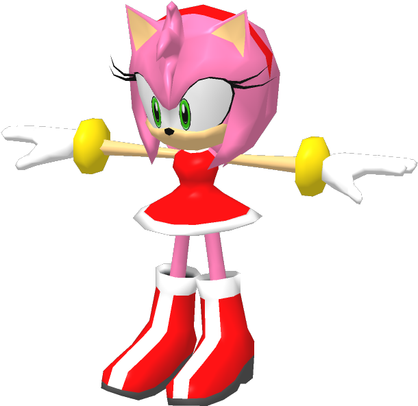 Download Zip Archive - Amy Rose Sonic Heroes (750x650)