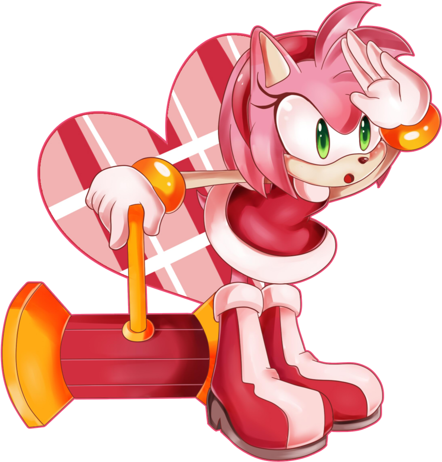 Amy Rose Wallpaper Entitled I Wonder Sonic Is - Amy Rose (900x950)