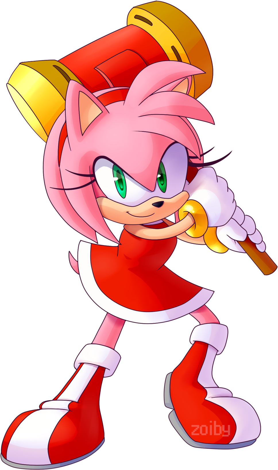 Amy Rose By Zoiby - Amy Rose (1024x1752)