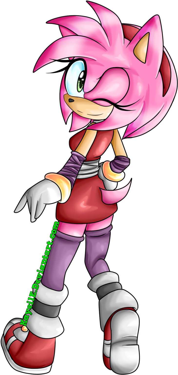 Amy Rose By Kayeile - Amy Rose Sonic Boom (1024x1628)