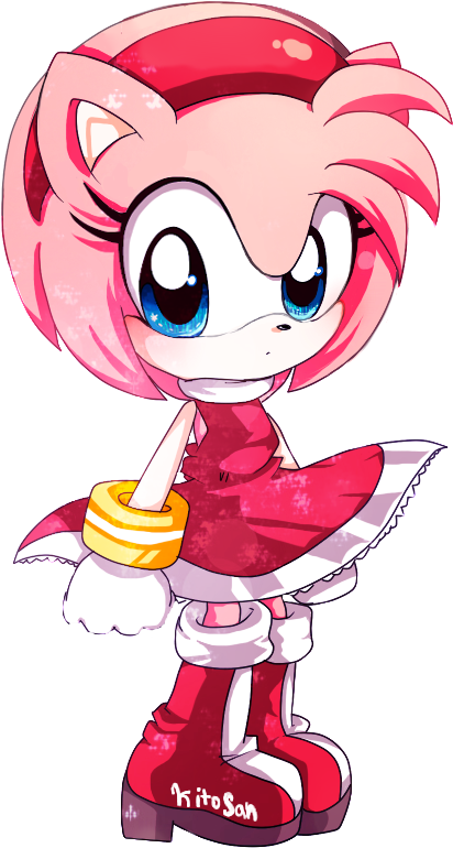 Y Ella Es Amy Dijo Silver Como En Una Presentación - Imagen De Amy Rose (567x821)