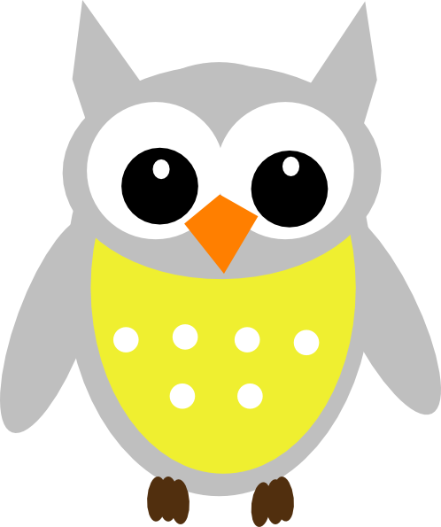 Yellow And Grey Owl (498x595)
