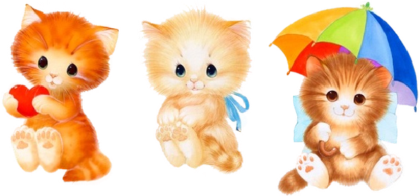 Pin Cartoon Cat Clip Art - Group Of Cartoon Cats (600x600)