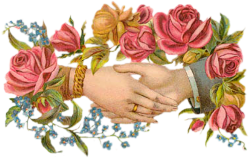 Victorian Pipes / Flowers - Винтажные Розы (500x315)