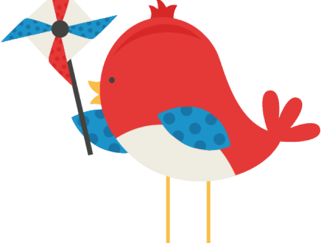 Patriotic Clipart Bird - Scalable Vector Graphics (640x480)