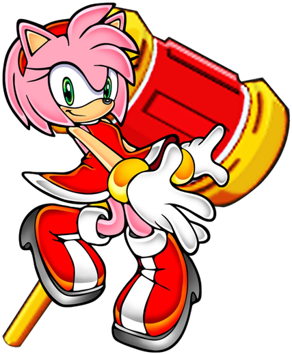 Amy Rose With Hammer (609x520)