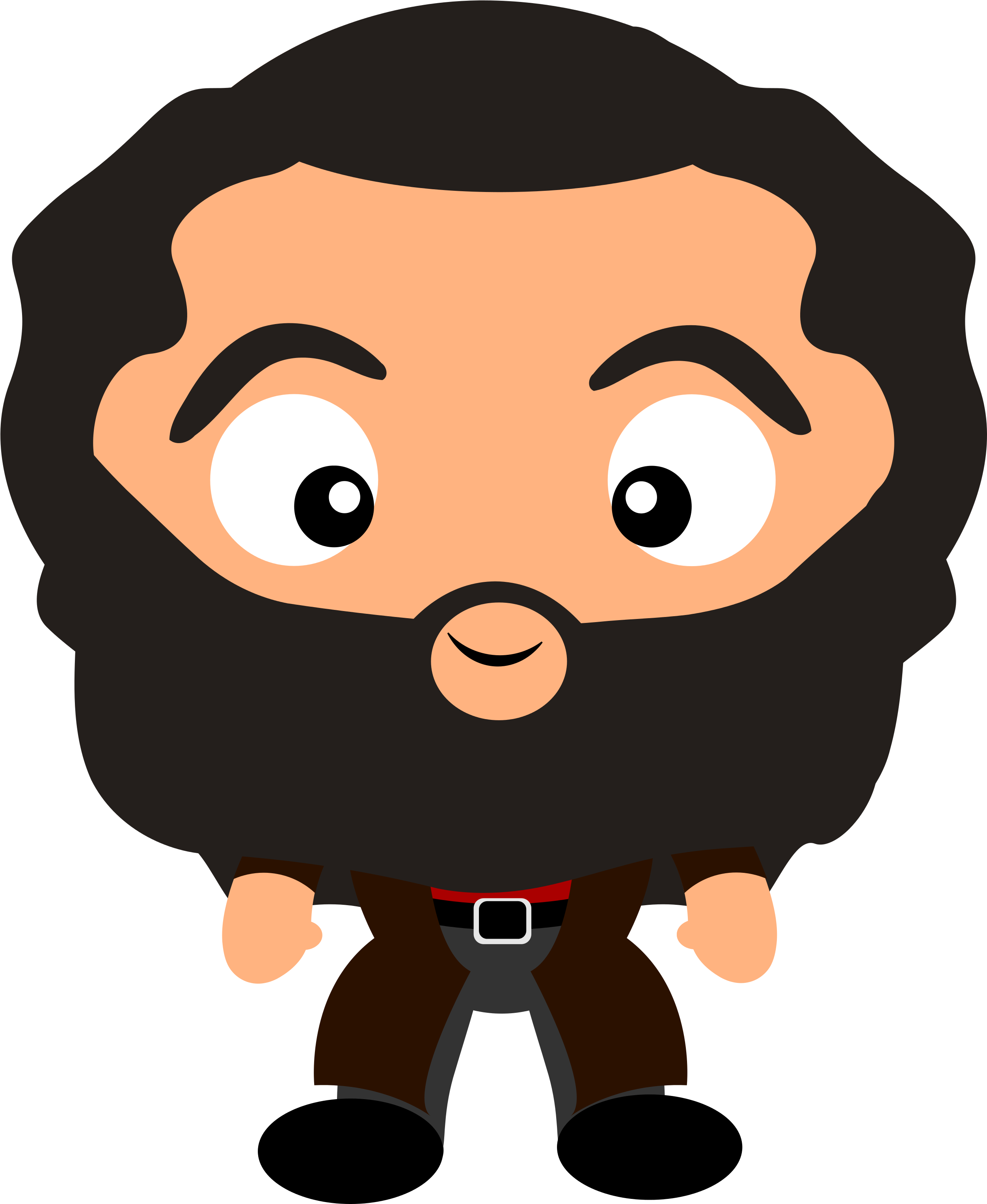 Owlet Clipart Harry Potter - Hagrid Harry Potter Clipart (2550x3300)