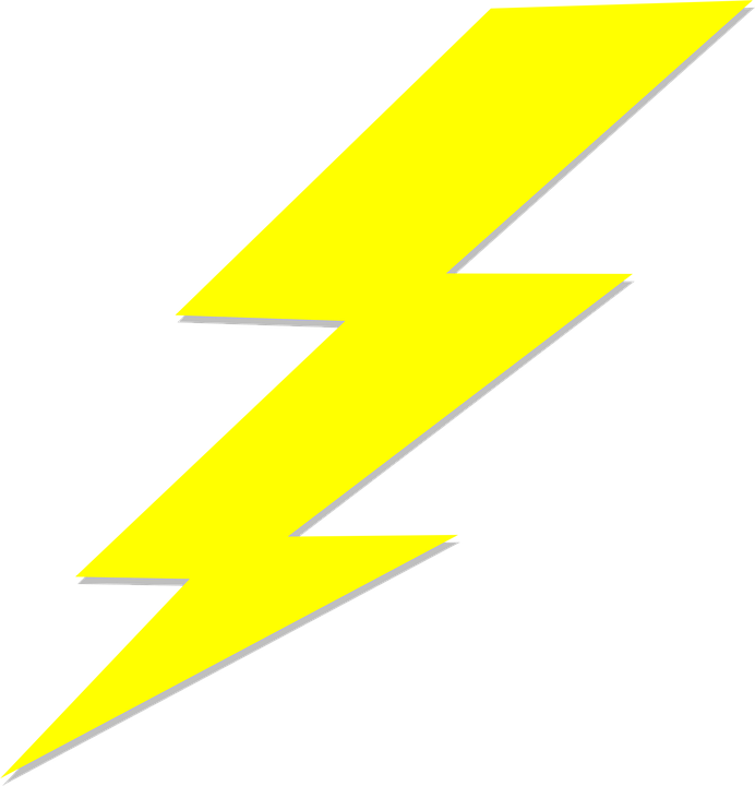 Lightning Bolt Symbol Clip Art - Zeus Greek God Symbol (692x720)