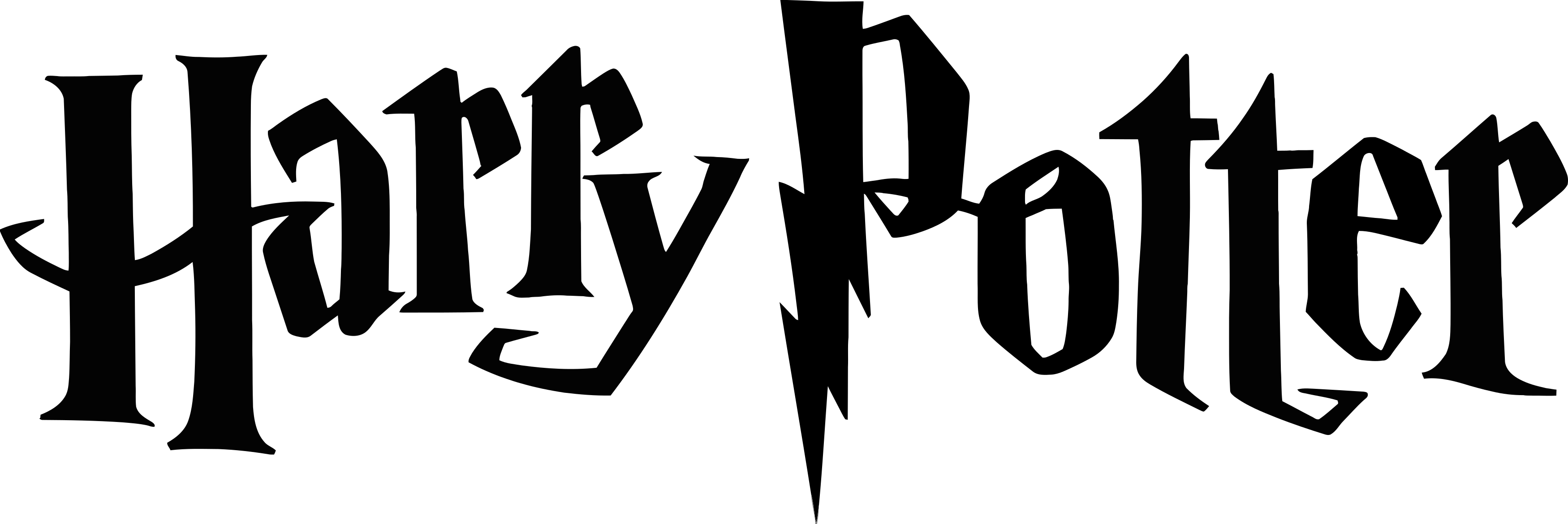 Harry Potter Logo - Harry Potter Logo Png (3500x1171)