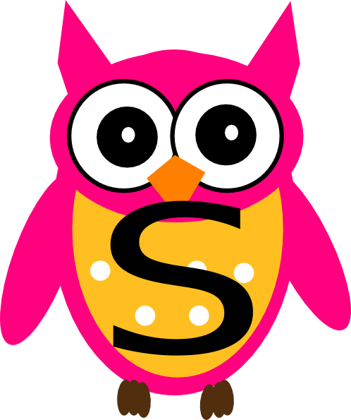Pink Owl S Clip Art At Clkercom Vector Online - Transparent Background Wise Owl Clipart (498x595)