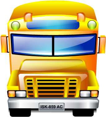 School Bus, Service, Transportation Icon - School Transport Icon (400x400)