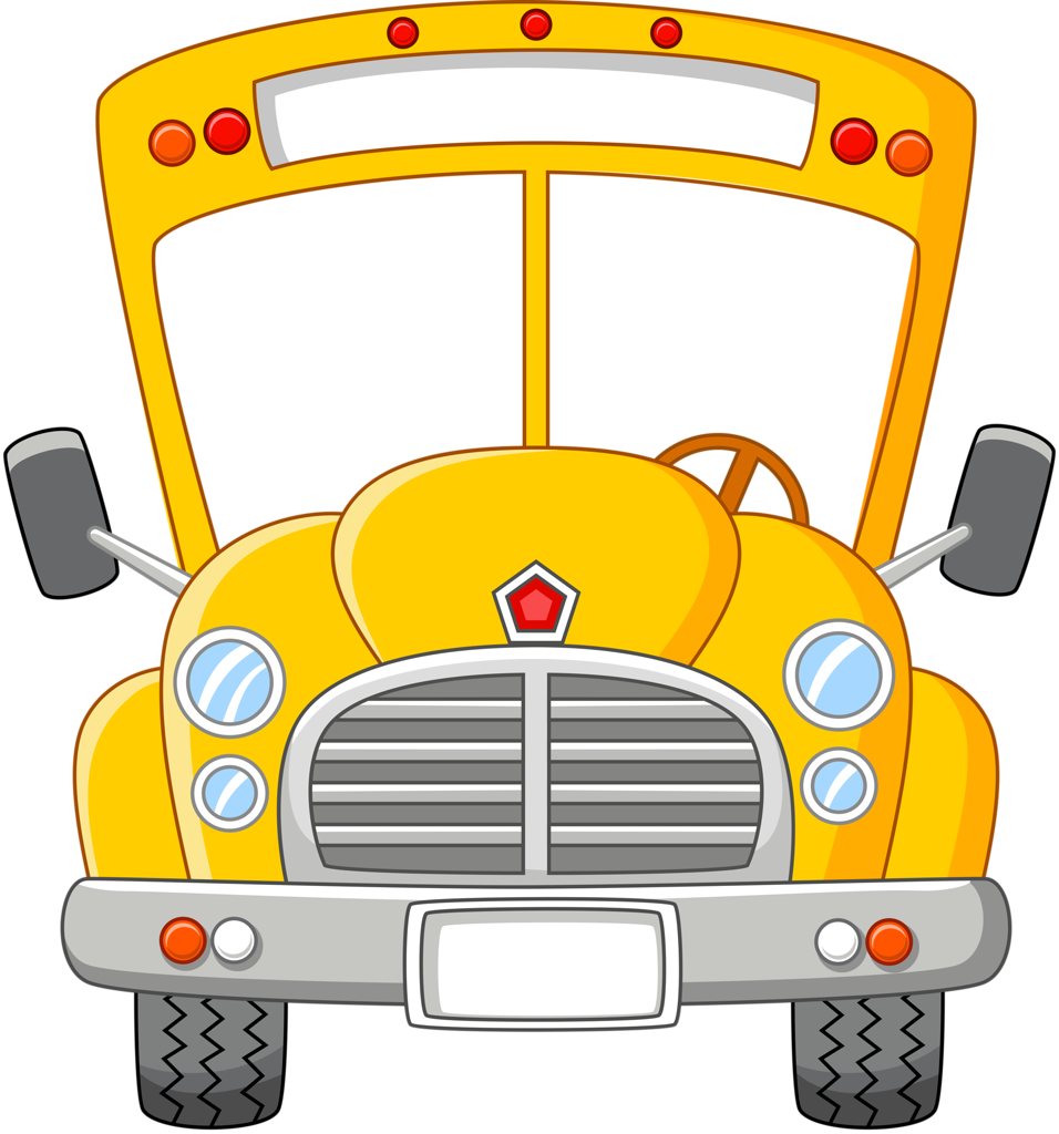 46 School Buses Clipart Images - School Bus Vector (956x1024)