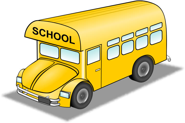 Old Bus Clipart, Vector Clip Art Online, Royalty Free - School Bus Vector Png (900x637)